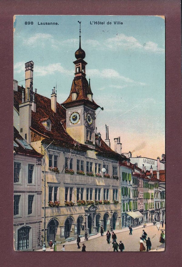 LAUSANNE - Hôtel de Ville - 1914