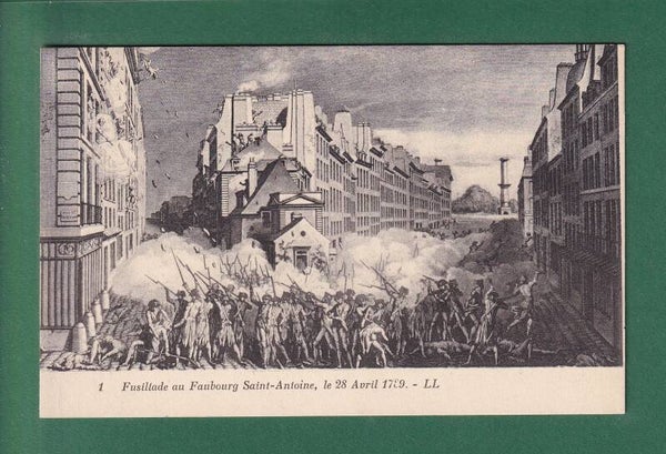 Fusillade au FAUBOURG SAINT-ANTOINE 1789