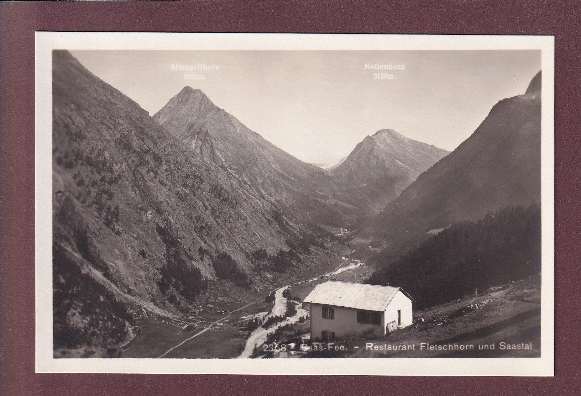 SAAS-FEE - Restaurant Fletschhorn - Saastal