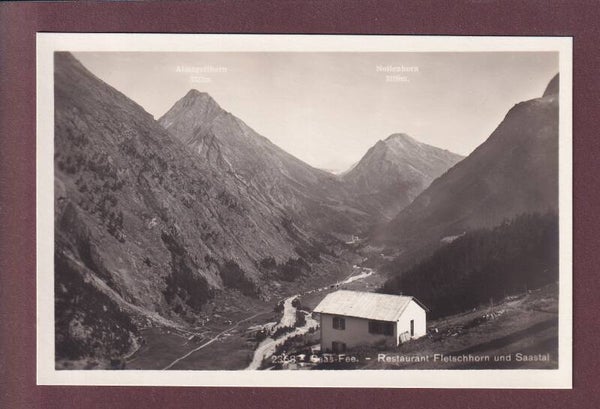SAAS-FEE - Restaurant Fletschhorn - Saastal