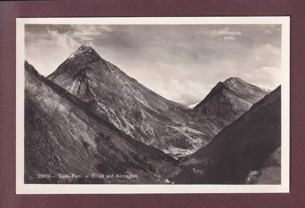 SAAS-FEE - Blick auf Almagell