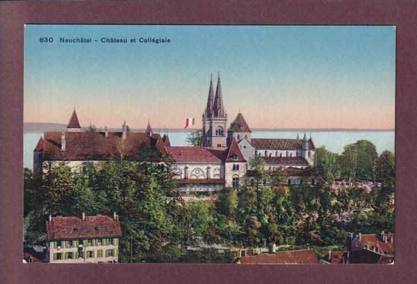 NEUCHÂTEL - Château et Collégiale