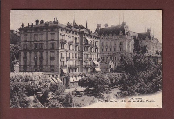 LAUSANNE - Hôtel Richemont - 1920