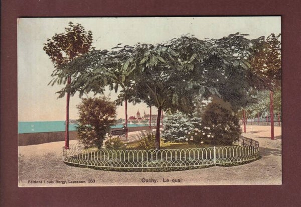 LAUSANNE - Quai d'Ouchy - 1908