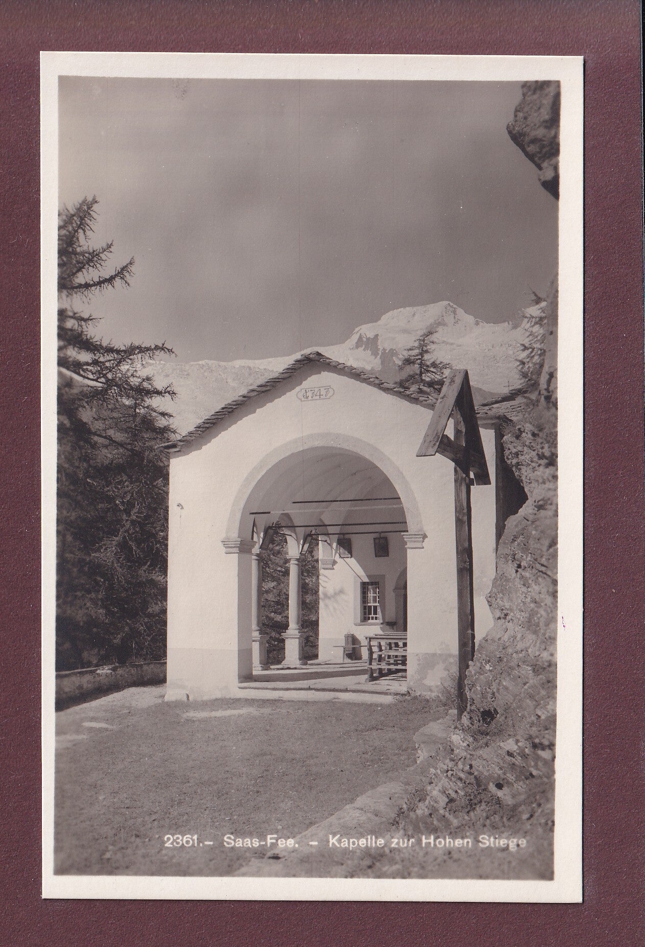 SAAS-FEE - Kapelle zur Hohen Stiege