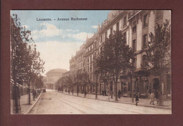 LAUSANNE - Avenue Ruchonnet - 1920