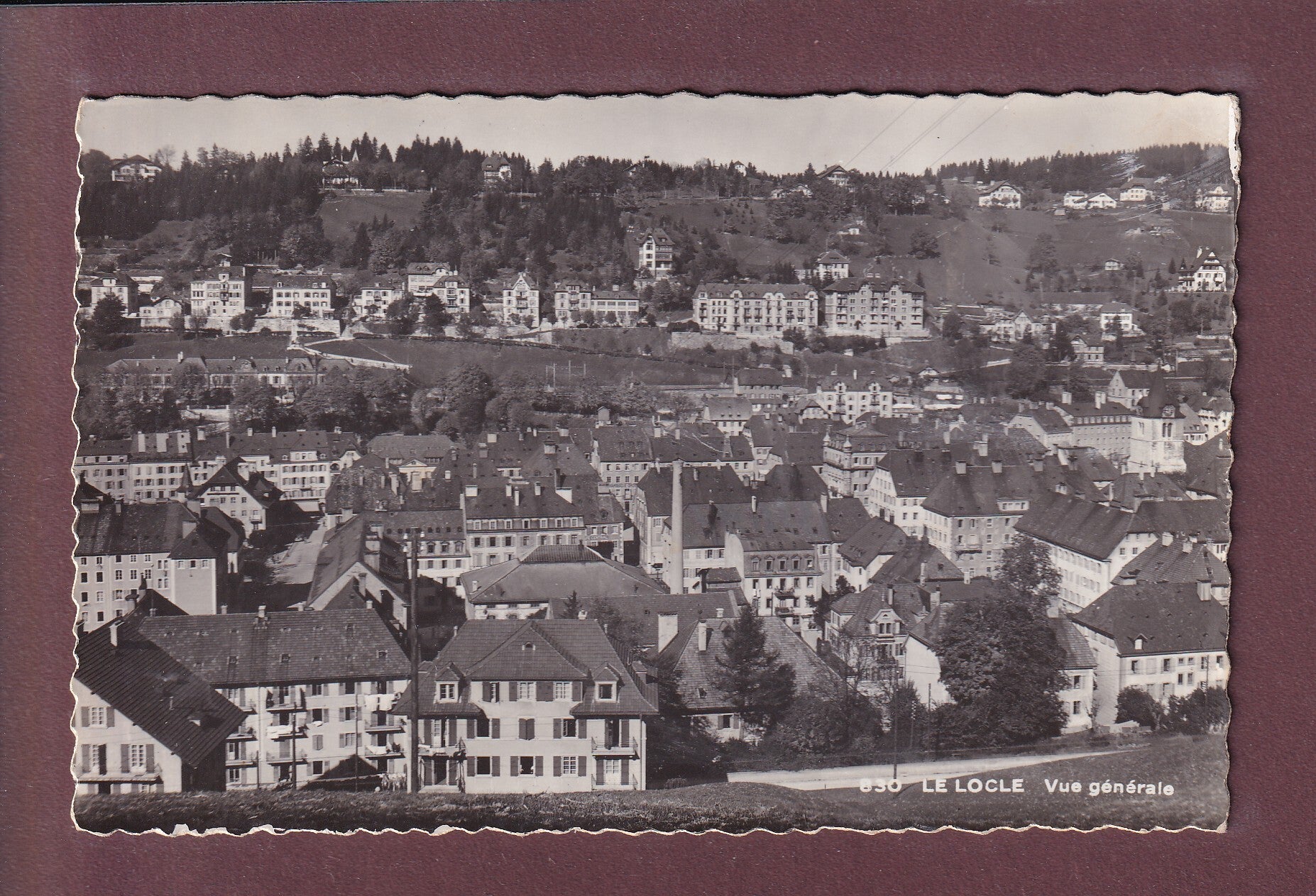 LE LOCLE - Vue partielle - 1941