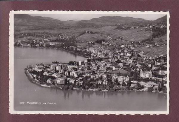MONTREUX - Vue d'avion - 1947
