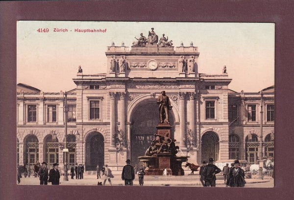 ZÜRICH - Hauptbahnhof - 1908