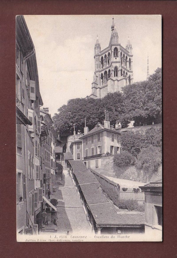 LAUSANNE - Escaliers du Marché