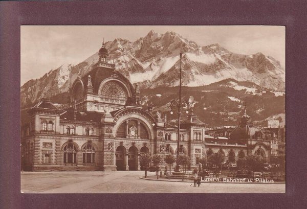 LUZERN - Bahnhof - Pilatus - 1930