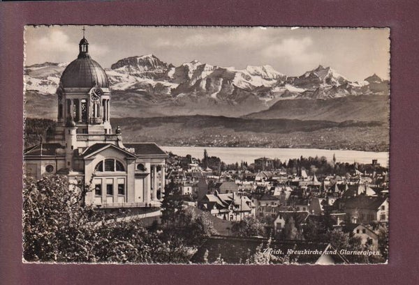 ZÜRICH - Kreuzkirche - Glarneralpen - 1947