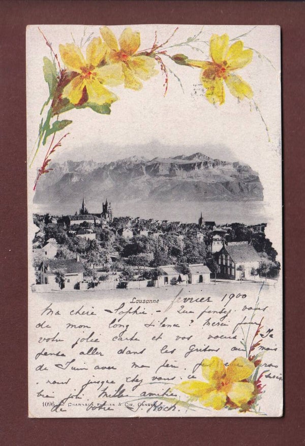 LAUSANNE - Narcisses - 1900