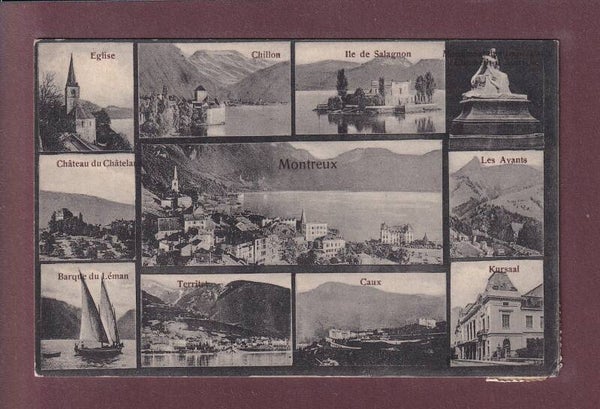 MONTREUX et environs - 11 images - 1906