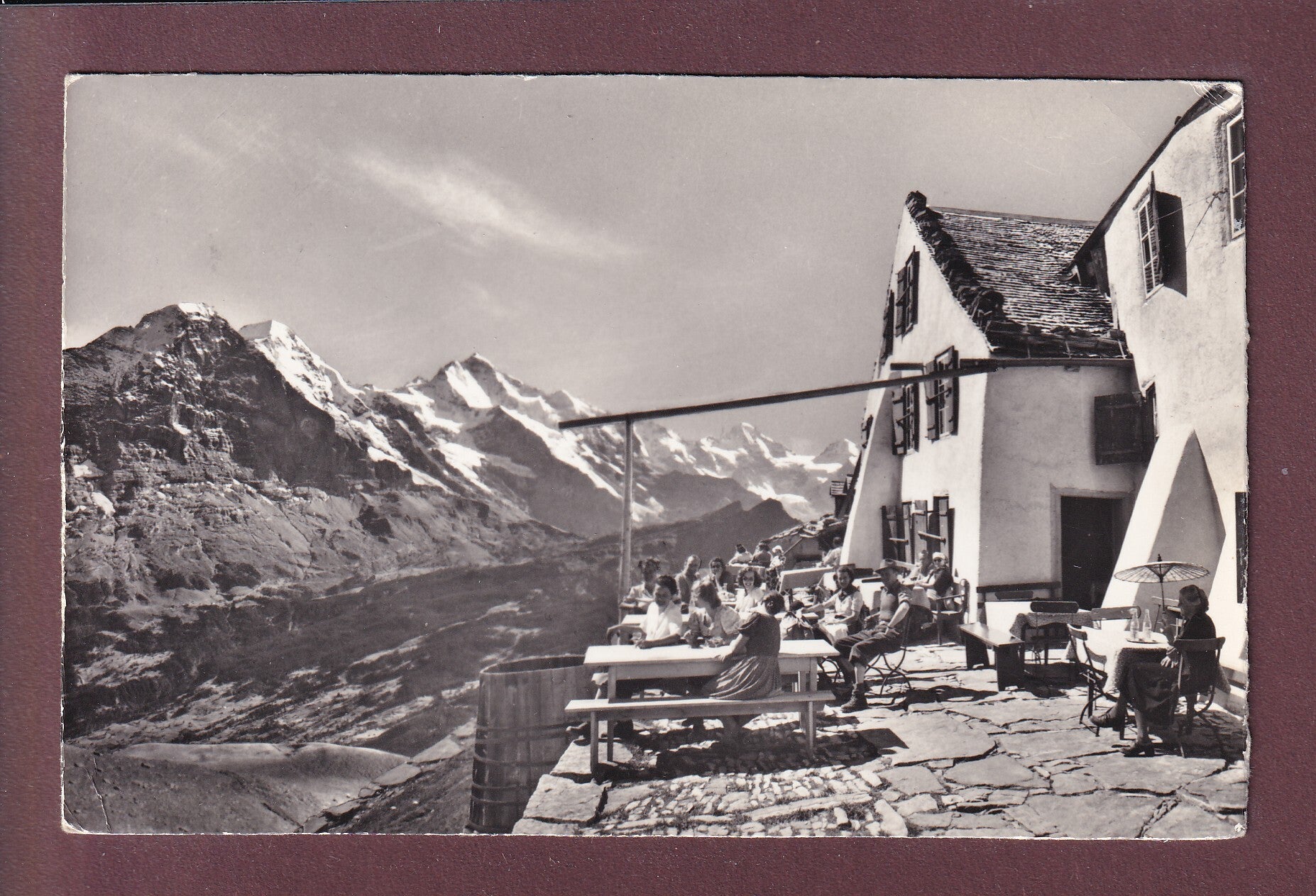 Grindelwald - HOTEL FAULHORN - Terrasse - 1960