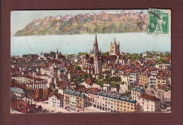 LAUSANNE - Vue partielle - 1910 taxée