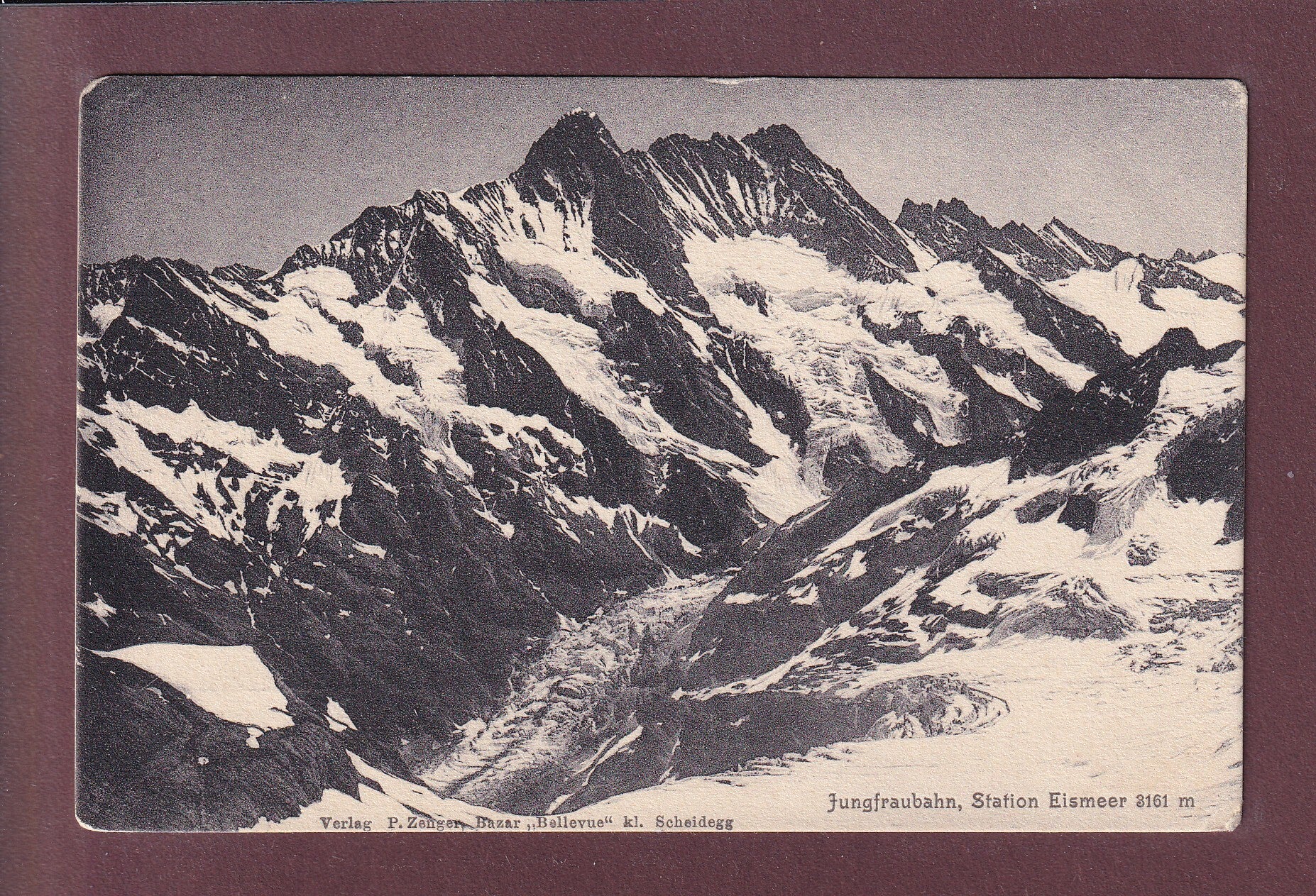 Jungfraubahn - STATION EISMEER - 1912