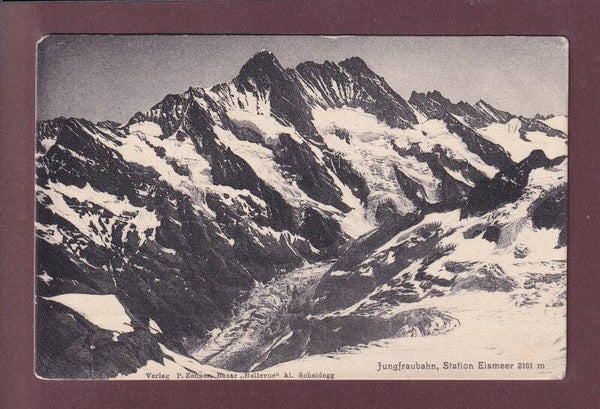 Jungfraubahn - STATION EISMEER - 1912