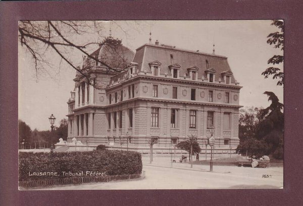 LAUSANNE - Tribunal Fédéral - 1920