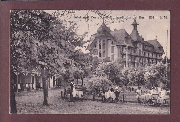 GURTEN-KULM bei Bern - Hotel und Restaurant - 1919