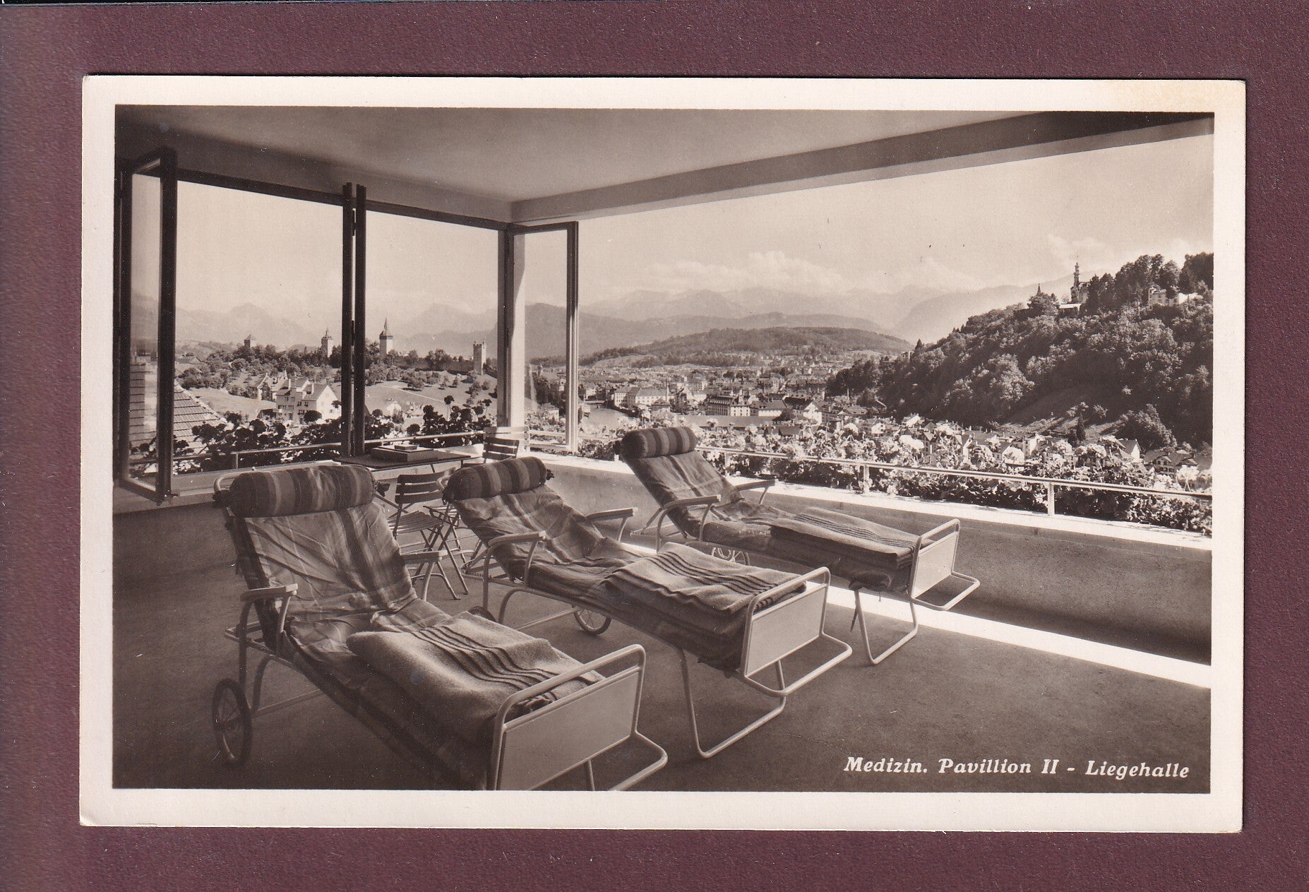 LUZERN - Kantonale Krankenanstalt - Pavillion II - 1936