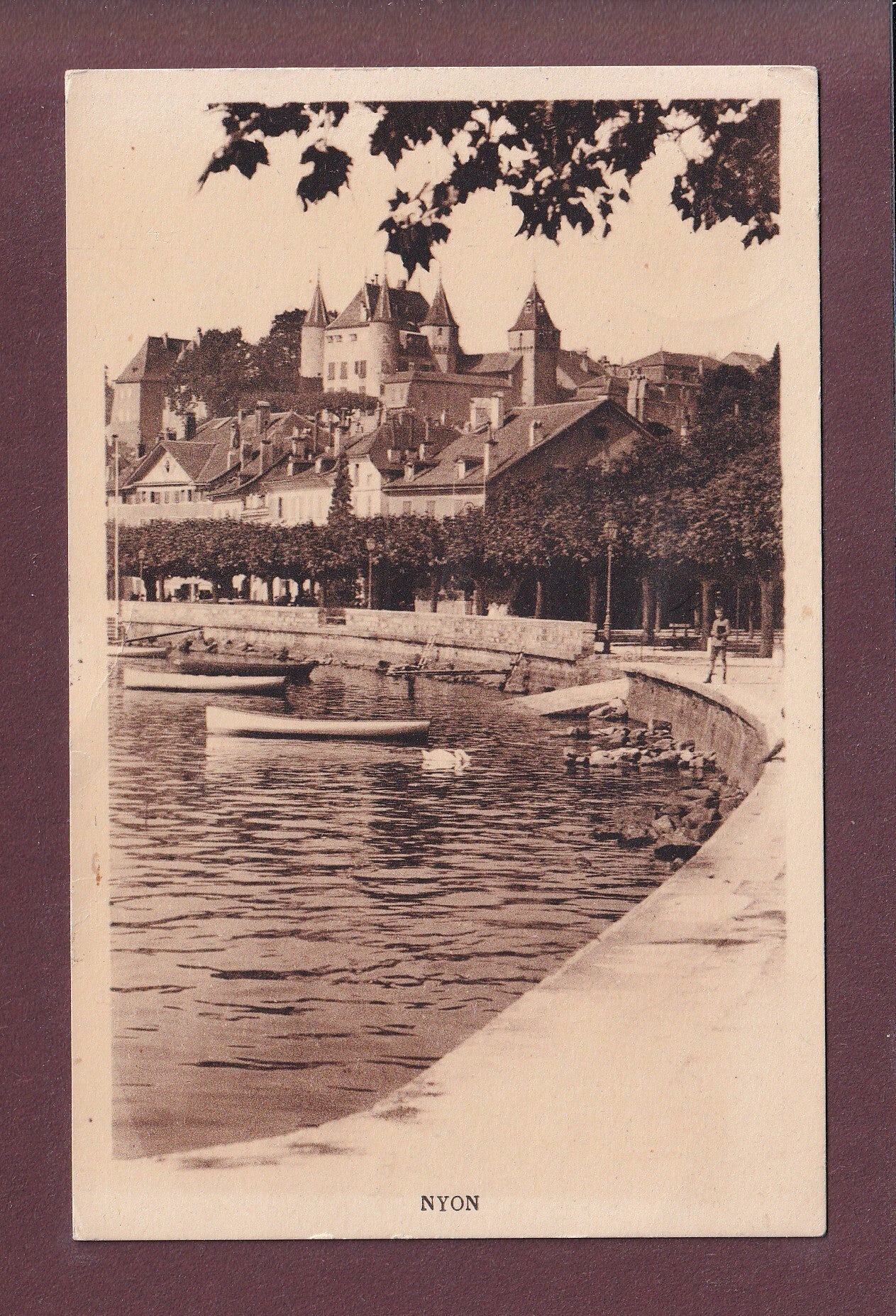 NYON - Quai - Château - 1928