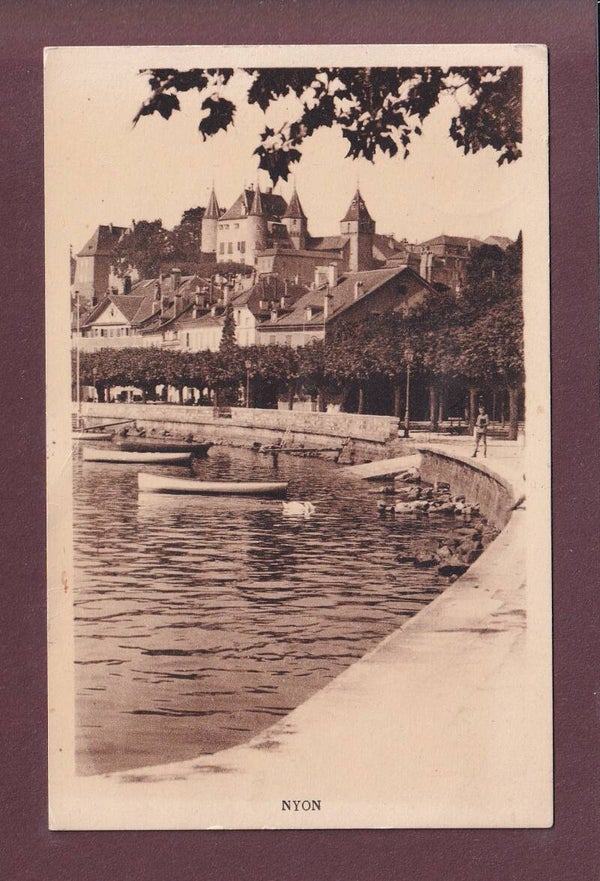 NYON - Quai - Château - 1928