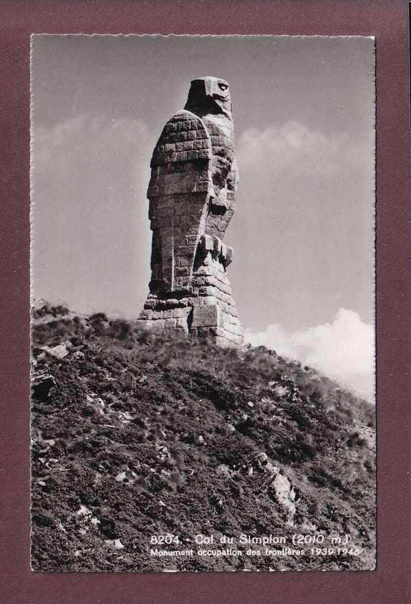 COL DU SIMPLON - Monument occupation des frontières - 1957