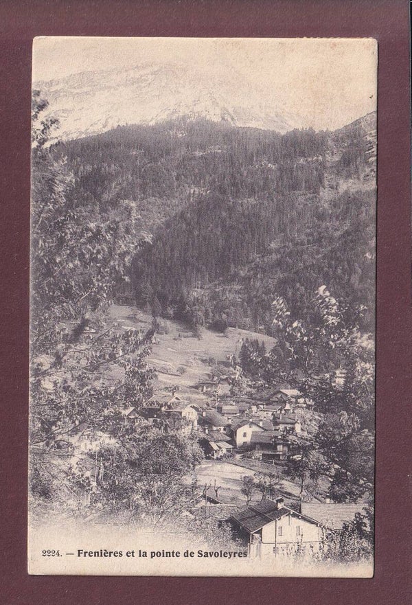 FRENIERES - Pointe de Savoleyres - 1915