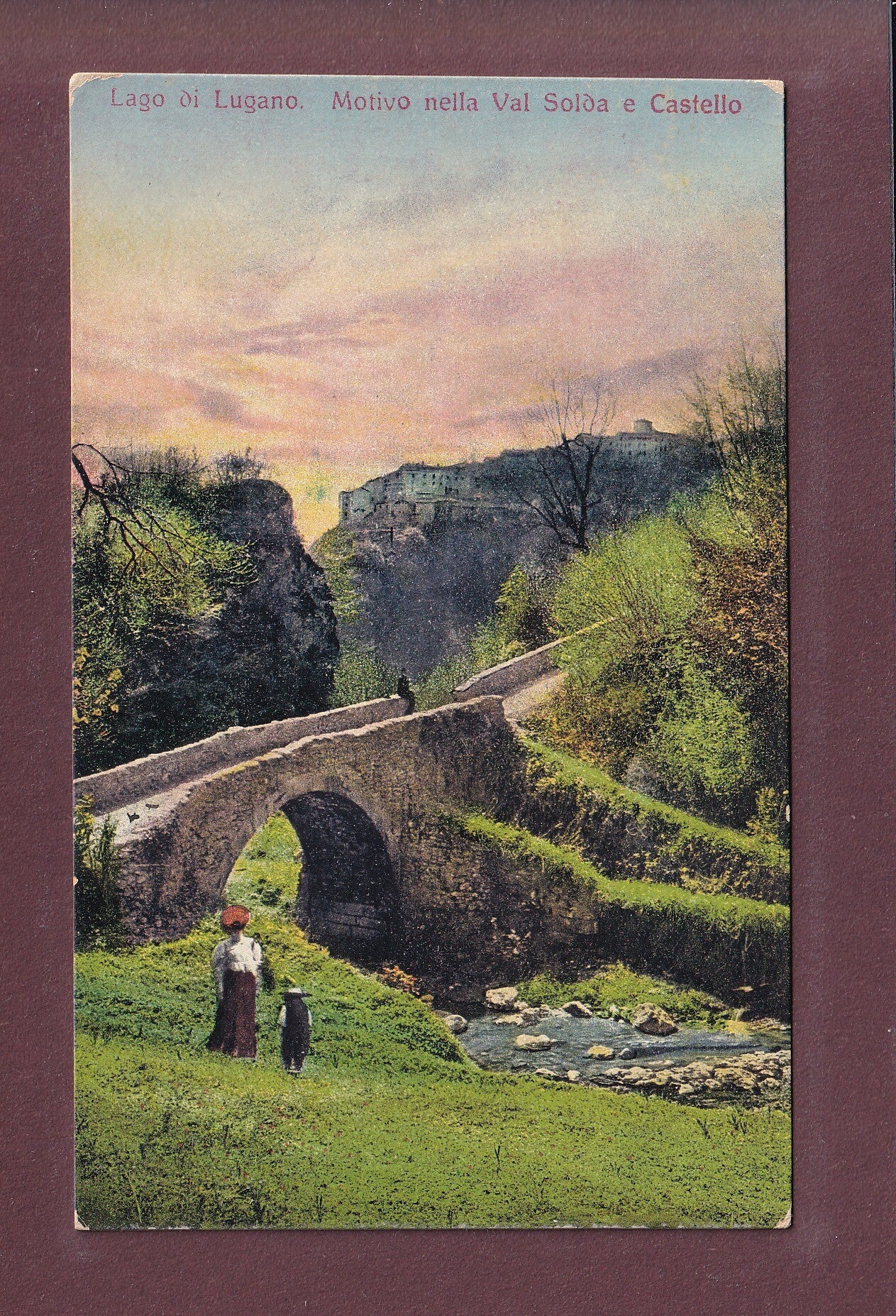 Motivo nella VAL SOLDA e Castello - 1913