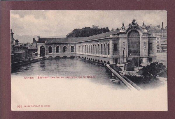 GENEVE - Bâtiment des forces motrices
