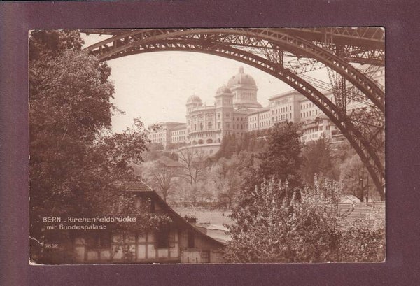 BERN - Kirchenfeldbrücke - Bundespalast