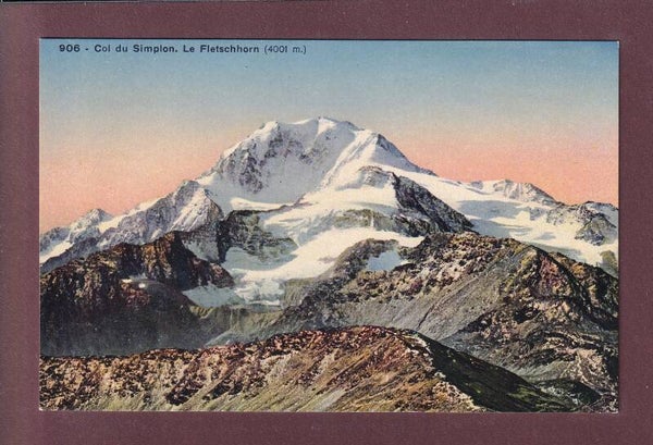 Col du SIMPLON - Fletschhorn
