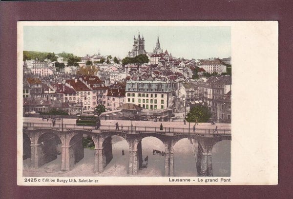 LAUSANNE - Grand Pont - Tram