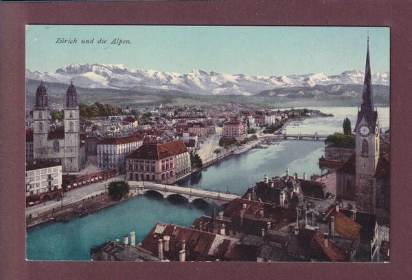 ZÜRICH und die Alpen