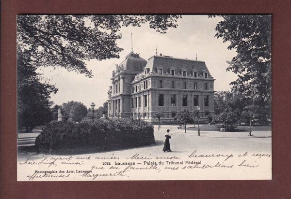 LAUSANNE - Tribunal Fédéral - 1906