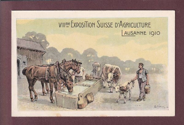 LAUSANNE - Exposition d'Agriculture 1910 (tombola)