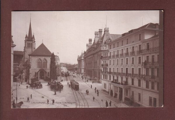 LAUSANNE - Place St. François - Tram