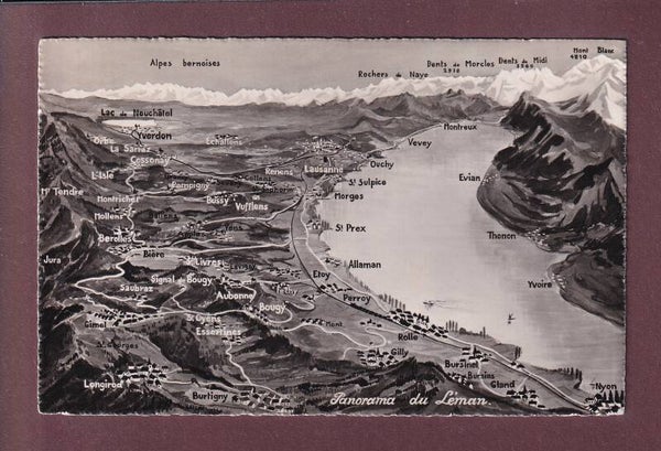 Panorama du LAC LEMAN