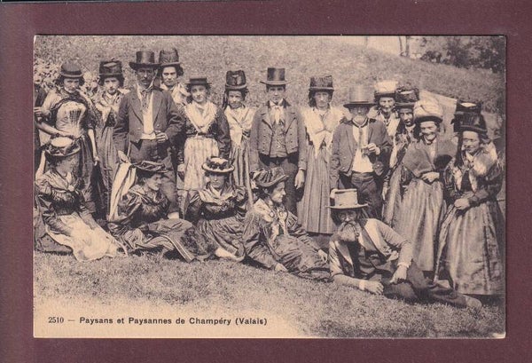 Paysans et Paysannes de CHAMPERY