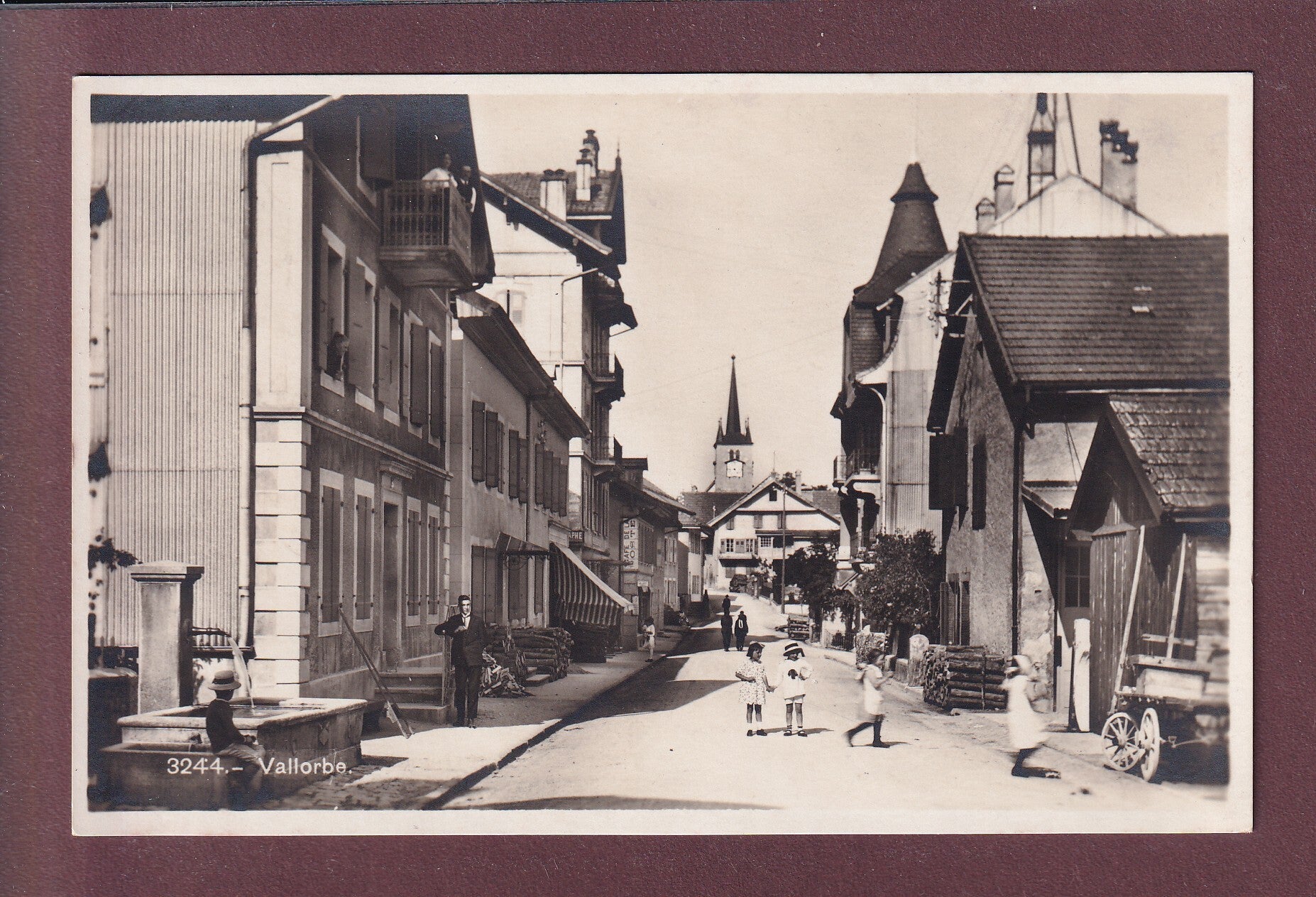 VALLORBE - Rue de la Poste