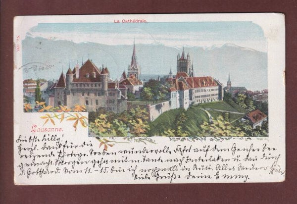 LAUSANNE - Château et Cathédrale - 1902