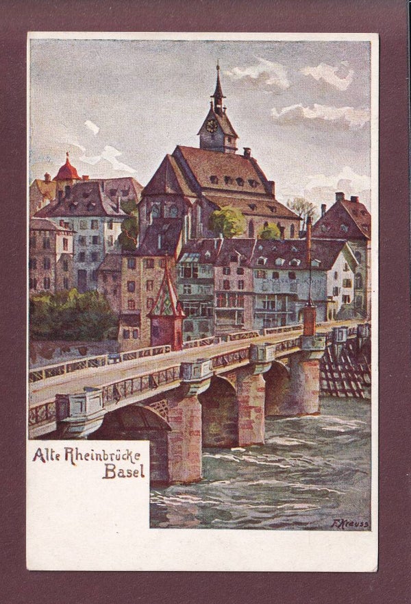BASEL - Alte Rheinbrücke