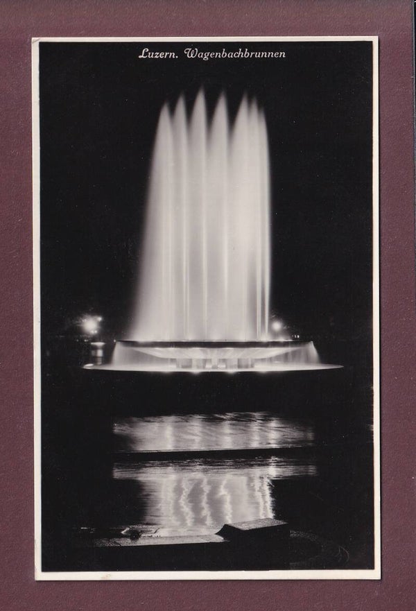 LUZERN - Wagenbachbrunnen bei Nacht