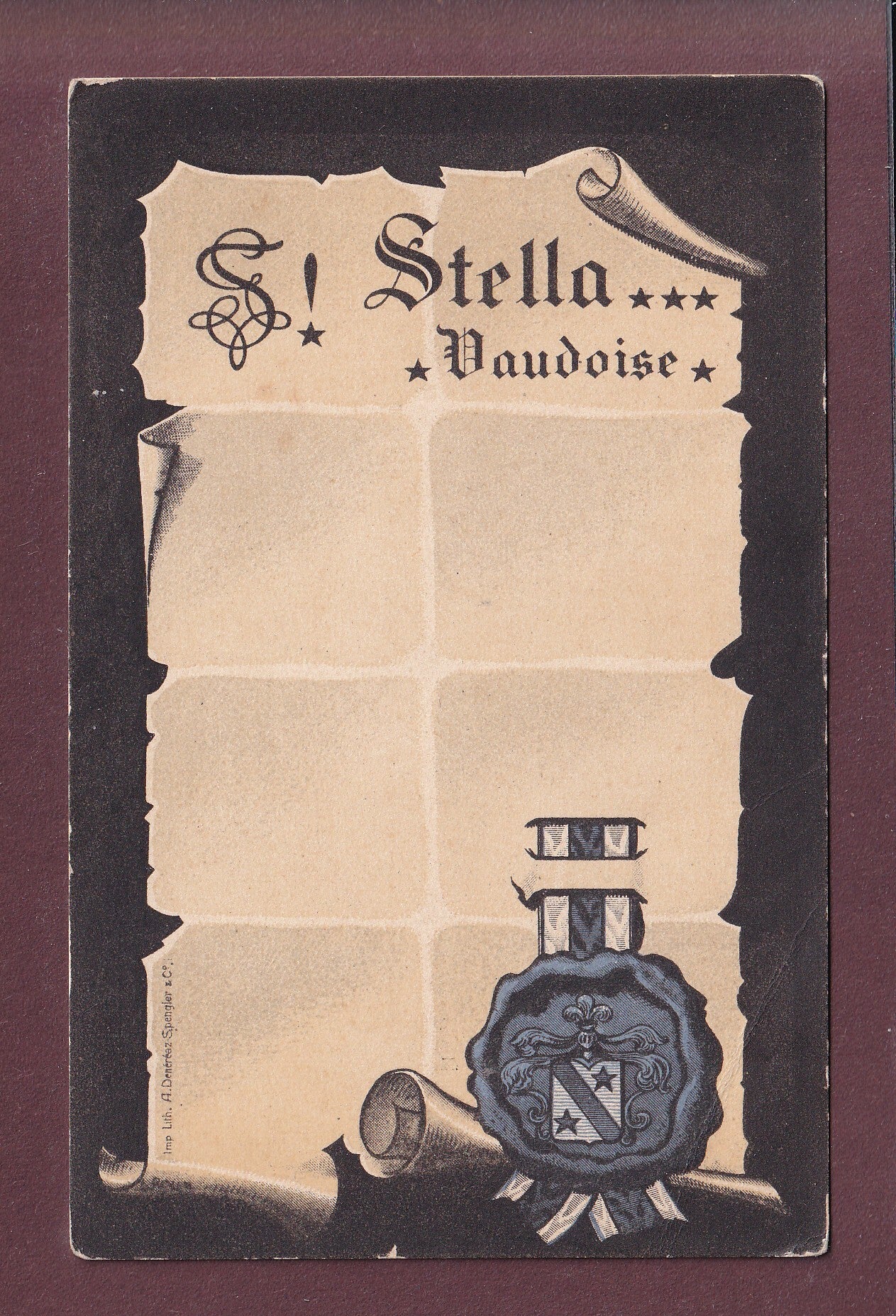 Etudiants - STELLA VAUDOISE // pli à l'angle //
