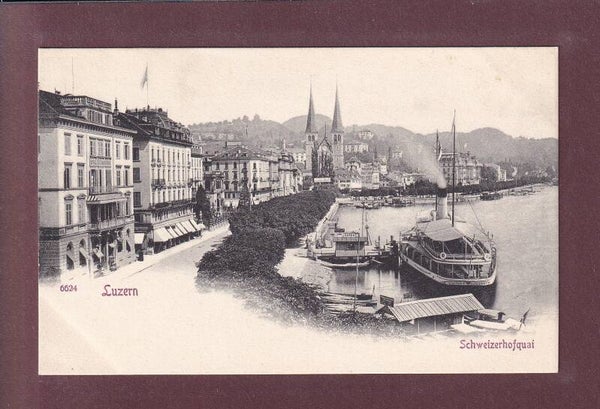 LUZERN - Schweizerhofquai - Schiff Stadt Luzern