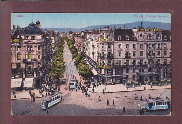 ZÜRICH - Bahnhofstrasse - Tram