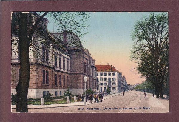NEUCHÂTEL - Université - Av. du 1er mars