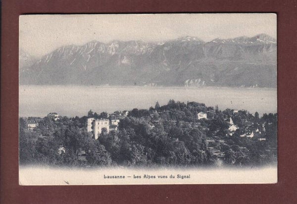 LAUSANNE - Vue du Signal