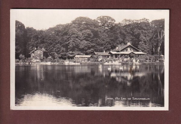 LAUSANNE - Au lac de Sauvabelin - 1928